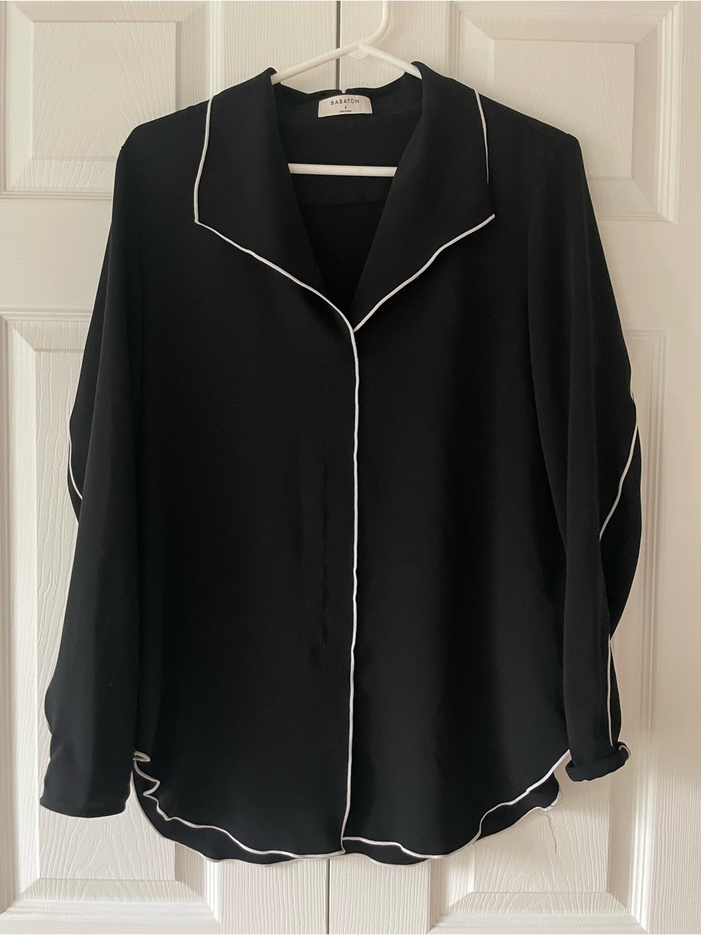 Aritzia Babaton Rena Blouse, Size S, Black